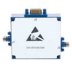 Voltage Variable PIN Diode Attenuator from 0 to 60 dB 8 GHz to 18 GHz and SMA 15-Pin D ...