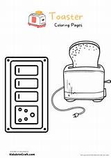 Toaster Coloring Pages For Kids Free Printable  Art & Craft sketch template