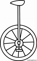 Unicycle Coloring Pages 37 Free Printables  ColoringAll sketch template