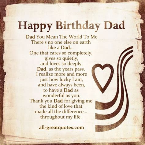 Birthday-Cards-For-Dad-Dad-You-Mean-The-World-To-Me.jpg (650×650) | yes--- | Pinterest | Dads ...