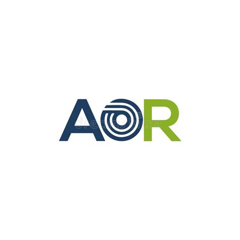 AOR Letter Logo Design on White Background. AOR Creative Initials Letter Logo Concept. AOR ...