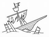 Shipwreck Coloring Pages  Nation sketch template