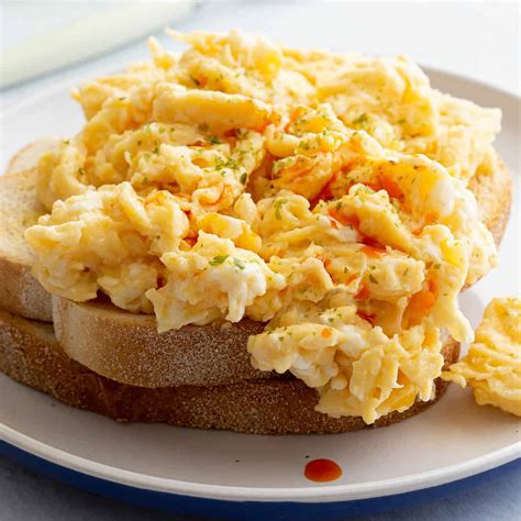 3 Ingredient Miso Butter Scrambled Eggs | Wandercooks