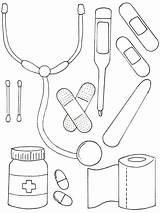 Coloring Pages Medical sketch template