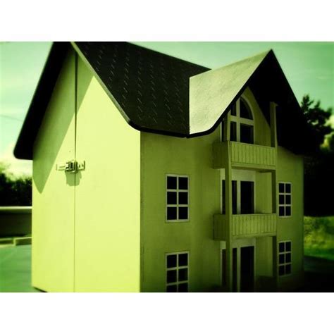 Doll House - cut on a laser cutter from MDF - Obrary