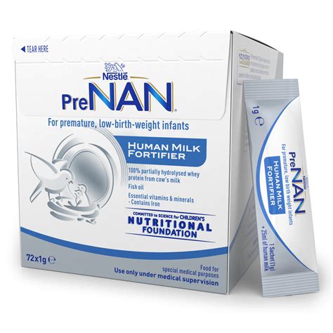 NESTLÉ® PreNAN™ HUMAN MILK FORTIFIER (72x1g) – NESTLÉ HK eShop