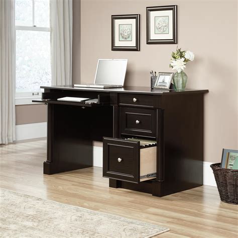 Sauder Avenue Eight 416507 Transitional Computer Desk with Flip Front Drawer and File Drawer ...