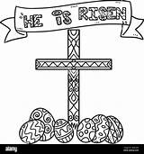 He Is Risen Coloring Page sketch template