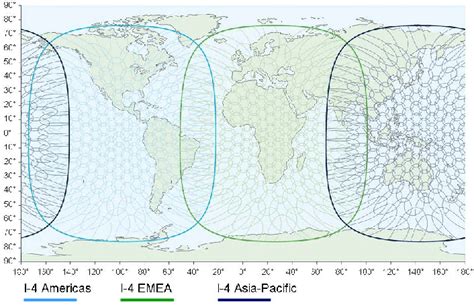 Inmarsat I4 Coverage Map