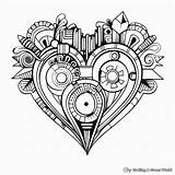 Heart Coloring Pages  Free & Printable sketch template