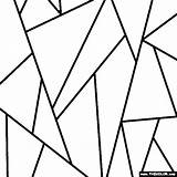 Triangle Coloring Pages sketch template