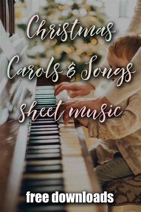 Christmas Carols and Songs sheet music free downloads – Piano & Synth ...