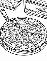 30 Pizza Coloring Pages Fun Free Sheets sketch template