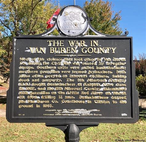 The War in Van Buren County / Troops Raised in Van Buren County Historical Marker