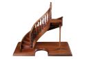 Palace Spiral Staircase Stairs Architectural 3D Wooden Model