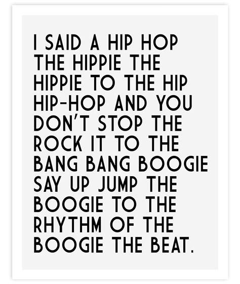 Amazon.com: Hip Hop Lyrics Typography Quote Art Print Poster For Home ...