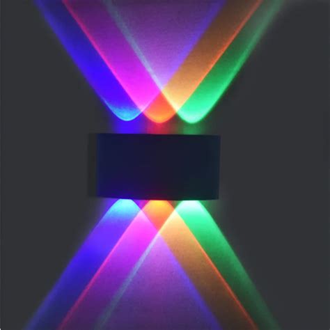 Lampara Pared Exterior Rgb Wall Lamp Out Door Lights Wall Waterproof Up And Down Led Outdoor ...