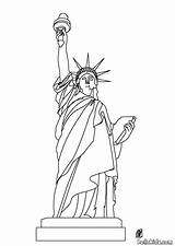 Statue Of liberty coloring Pages  Hellokidscom sketch template