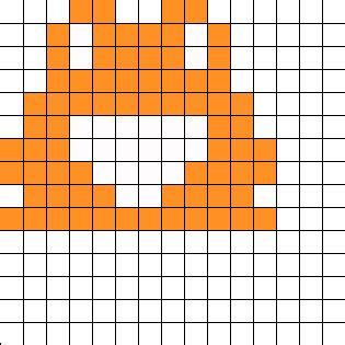 Flipnote Frog 1 Perler Bead Pattern | Bead Sprites | Characters Fuse ...