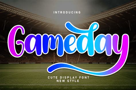 Gameday Font by Misterletter.co · Creative Fabrica