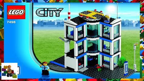 LEGO instructions - City - Police - 7498 - Police Station (Book 4) - YouTube