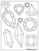 Free DIAMONDS Coloring Pages For Download Printable PDF sketch template