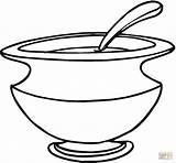 Soup Coloring Page sketch template