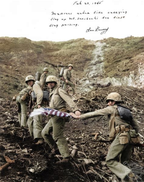 Colourised Images Of The Gruesome Battle Of Iwo Jima Show The War From The Eyes Of The Men ...