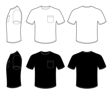Pocket T-Shirt Template