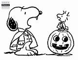 Snoopy Halloween Coloring Page sketch template
