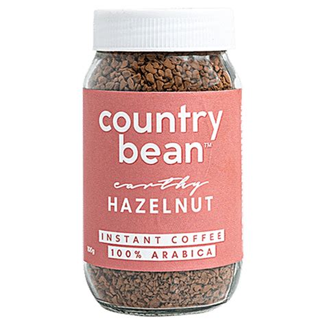 Buy Country Bean Flavoured Instant Coffee - Hazelnut, Bold Flavour, 100% Arabica Online at Best ...