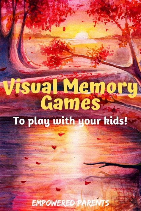 12 Simple Ways to Build Visual Memory with Games and Activities - Empowered Parents | Memory ...