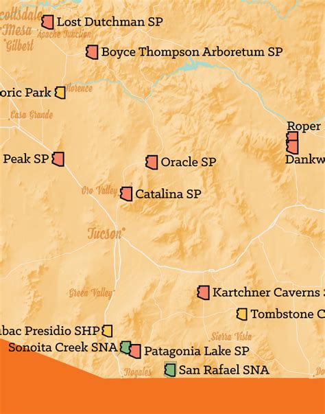 Arizona State Parks Map 11x14 Print - Best Maps Ever