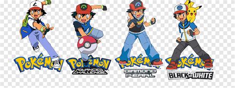 Ash Ketchum Pokémon Black 2 and White 2 Pikachu Evolution, pikachu, cartoon, fictional Character ...