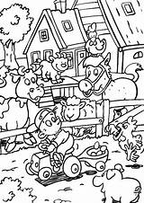 Farm Coloring Book Pages sketch template