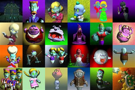 Luigi's Mansion Gallery Ghosts by corbinace on DeviantArt