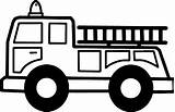 Fire Truck Printable Coloring Pages sketch template