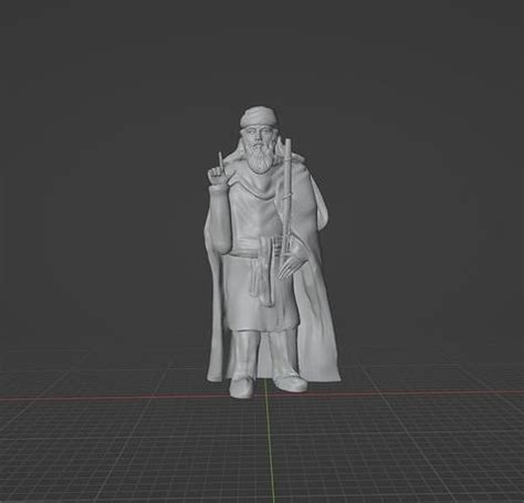 Zoroaster statue 3D model 3D printable | CGTrader