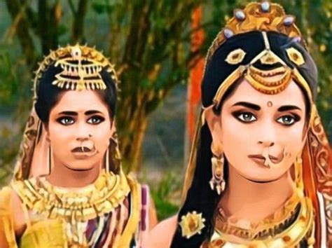 Draupadi and Subhadra Sister love💖 Mahabharat ️ | Sister love, Art drawings simple, Princess zelda