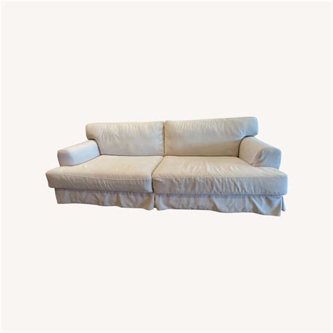 IKEA White Couch - AptDeco