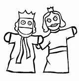 Puppet Coloring Pages  Free Printable For Kids sketch template