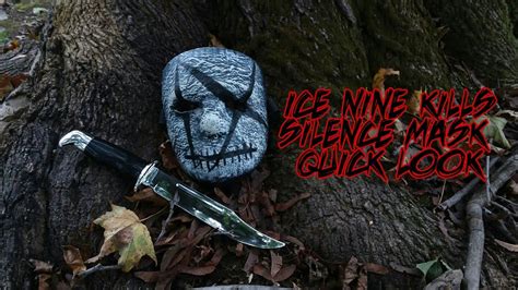 Ice Nine Kills Trick or Treat Studios Silence Mask Quick Look - YouTube