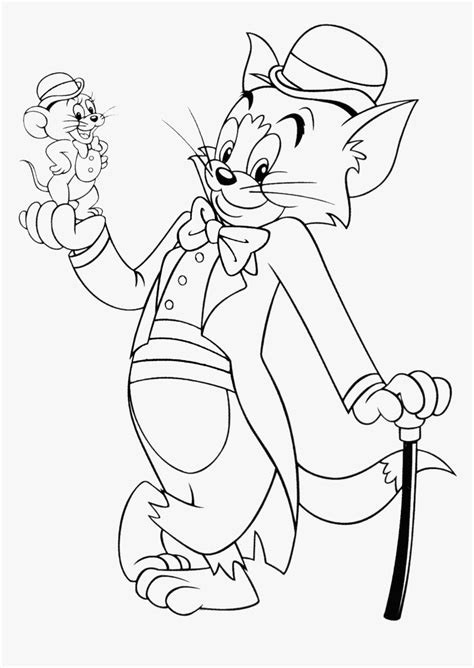 Tom Drawing And Jerry - Tom And Jerry Cartoon Drawing, HD Png Download - kindpng