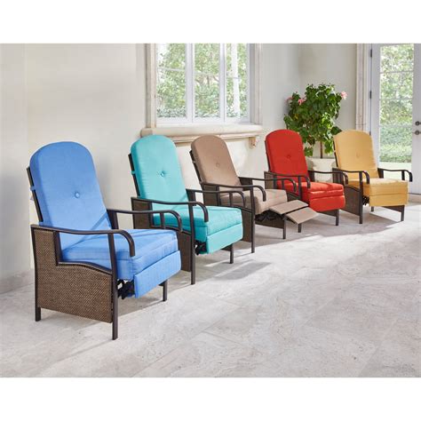 Extra Wide Outdoor Recliner with Cushion | Brylane Home