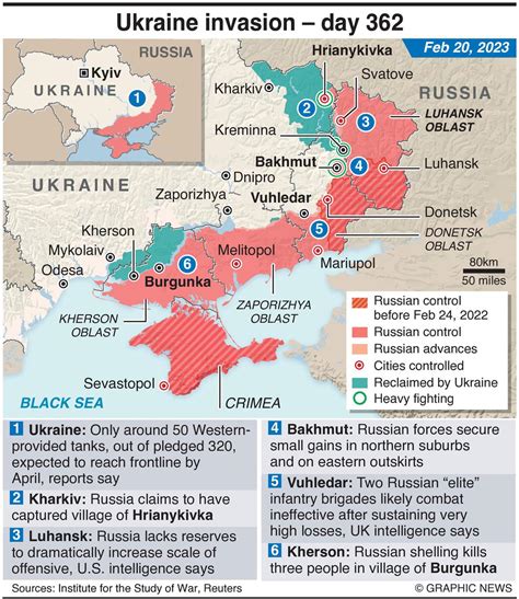 Santiago Adkins Kabar: Russia Ukraine War Map 2023