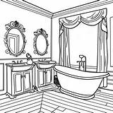 Bathroom Coloring Page 13470 10583 sketch template