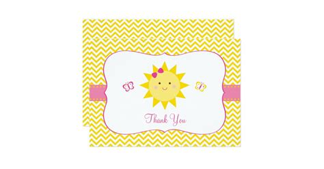 Sunshine Thank You Cards You Are My Sunshine | Zazzle