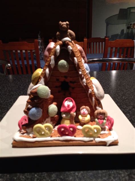 Xmas gingerbread house. Made from a kit from aldi | Gingerbread house ...