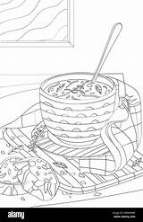 Soup Coloring Pages sketch template