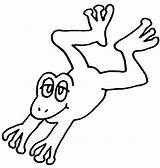 Jumping Frog Coloring Pages sketch template
